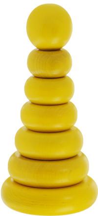 Пирамидка «одноцветная» микс. Пирамидка детская желто голубая. Желтая пирамидка. Желтая пирамидка. Пирамида мди круг д006.