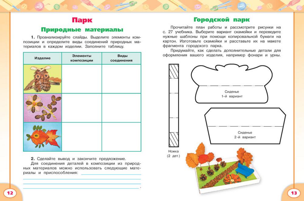 Тех карта по технологии 3 класс