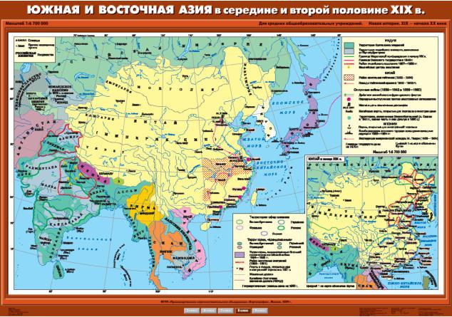 Страны азии 19 века начале 20 века презентация