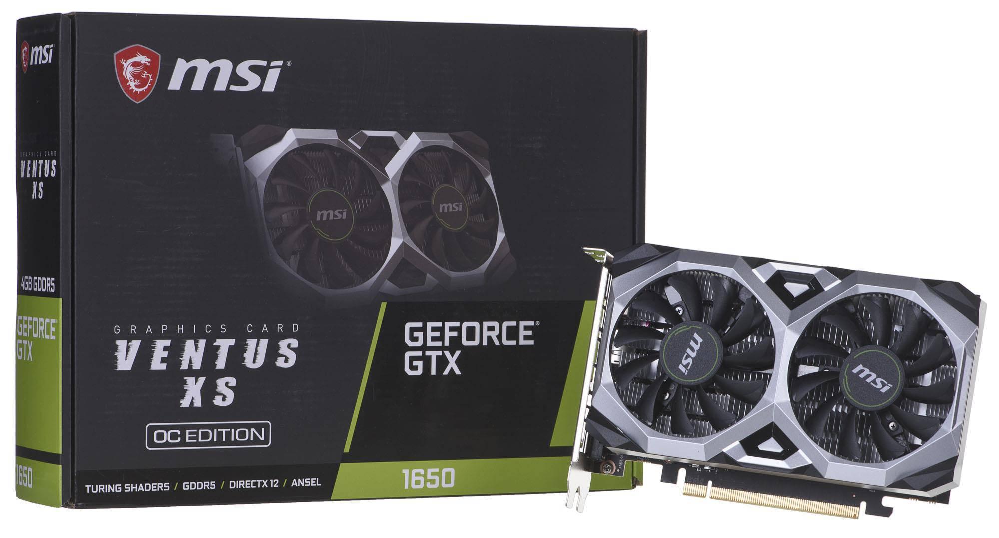 Gtx 1650 d6 ventus xs