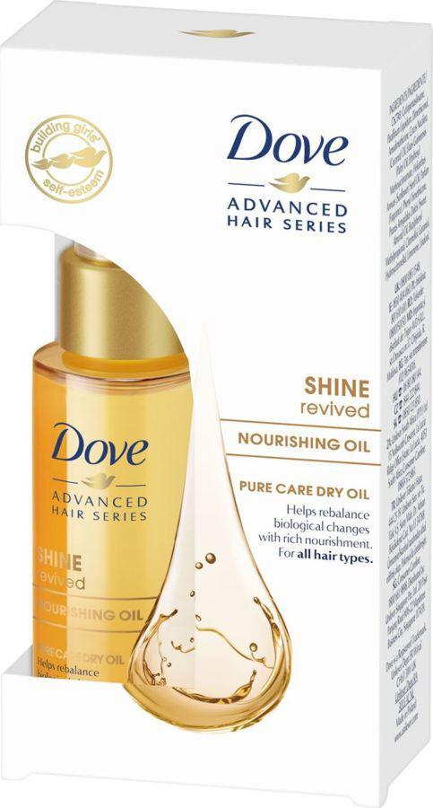 Сухое масло для волос преображающий уход dove advanced hair series dry oil