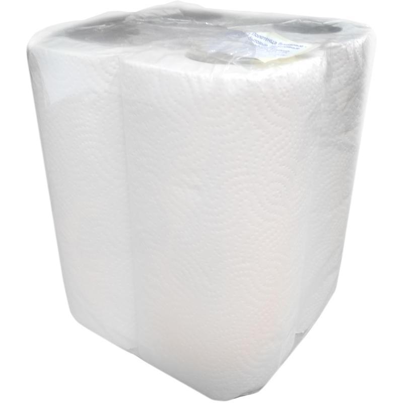 Бумажное полотенце в упаковке 2 рулона