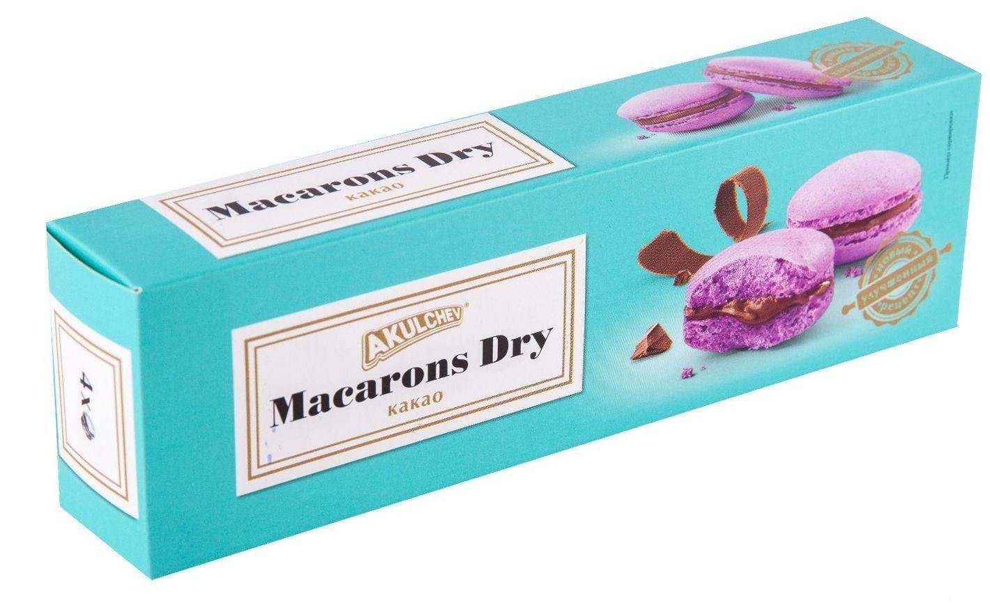 Печенье Акульчев Macaroons Dry какао, 40 г