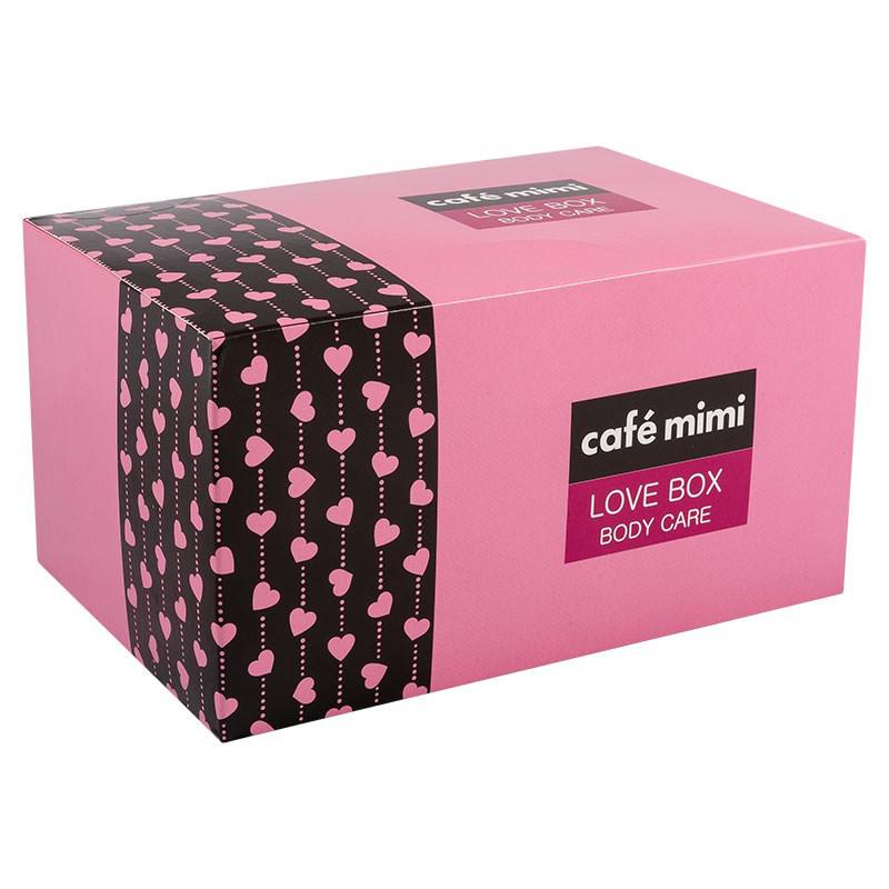 Набор mimi. Cafe Mimi набор подарочный. Набор Cafe Mimi Happy Box body Care. Cafe Mimi подарочный набор Love Care. Cafe Mimi подарочный набор кремов.