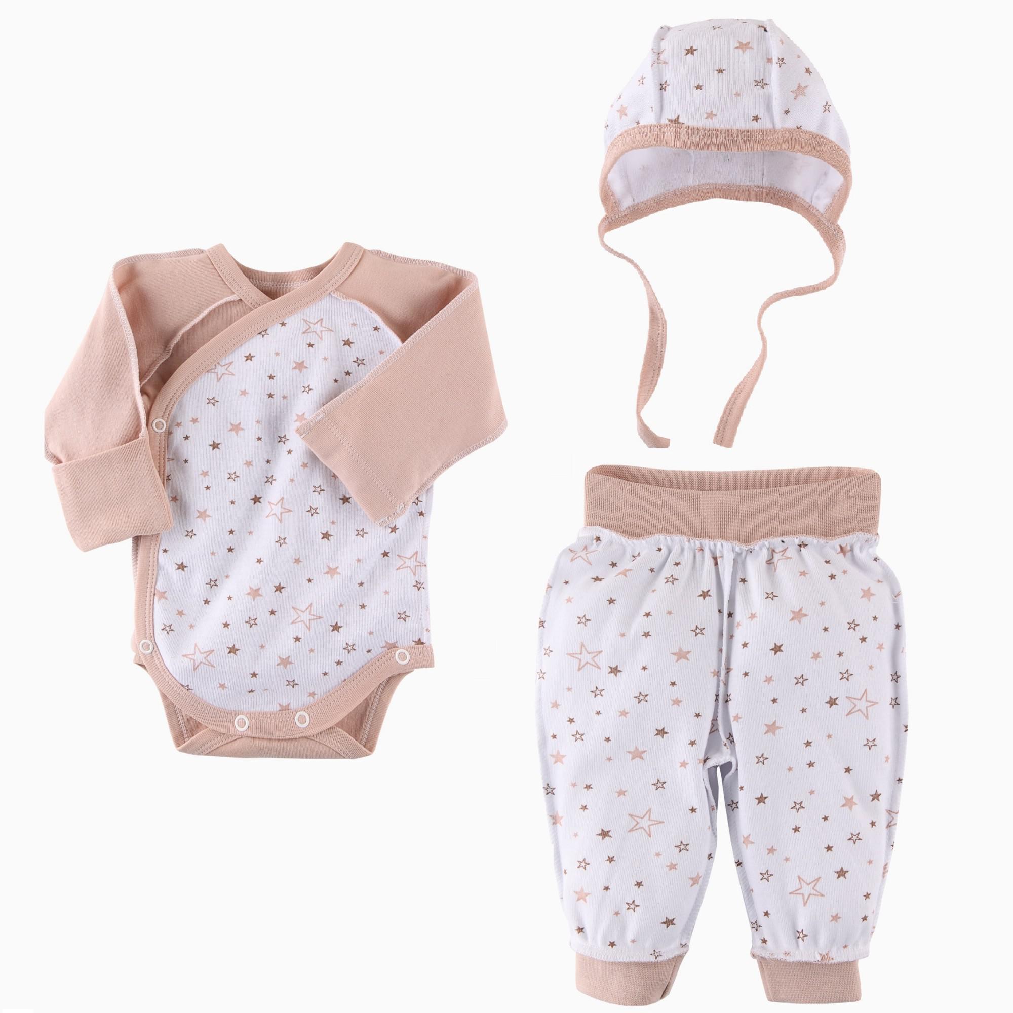 Bembi комплект одежды для новорожденных. Комбинезон из футера с начесом детский. Торцевая головка proline 18108. Сибин 27765-h56, 56 предм. Комплект новорожденному бемби.