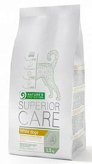 Superior care white dogs