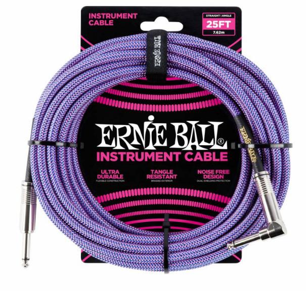 Кабель инструментальный Ernie Ball 6069, цвет: пурпурный, 7,62 м