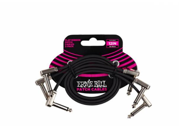 Набор кабелей соединительных Ernie Ball 6222, 3 штуки, 30 см