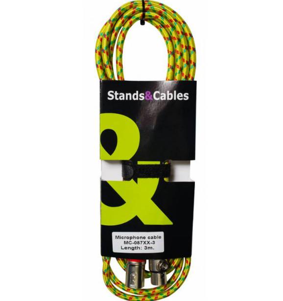 Микрофонный кабель Stands & cables MC-087XX-3, 3 м