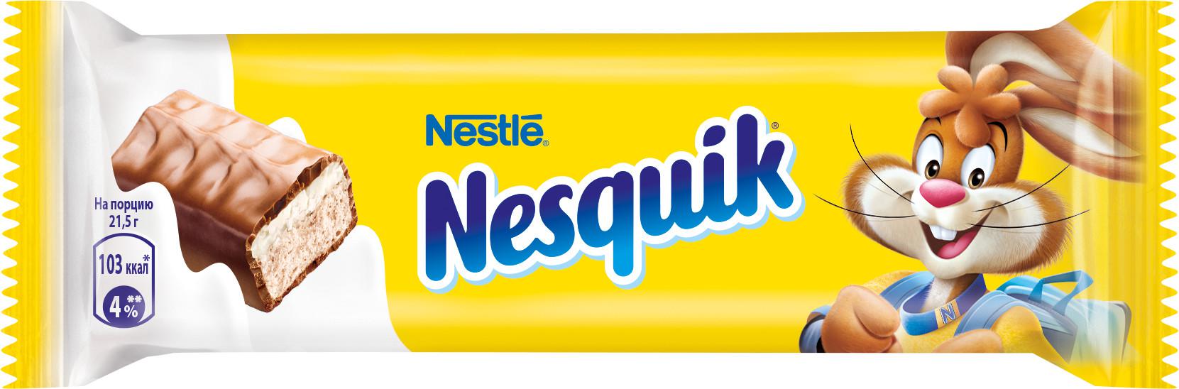 Батончик Nesquik с нугой Nestle