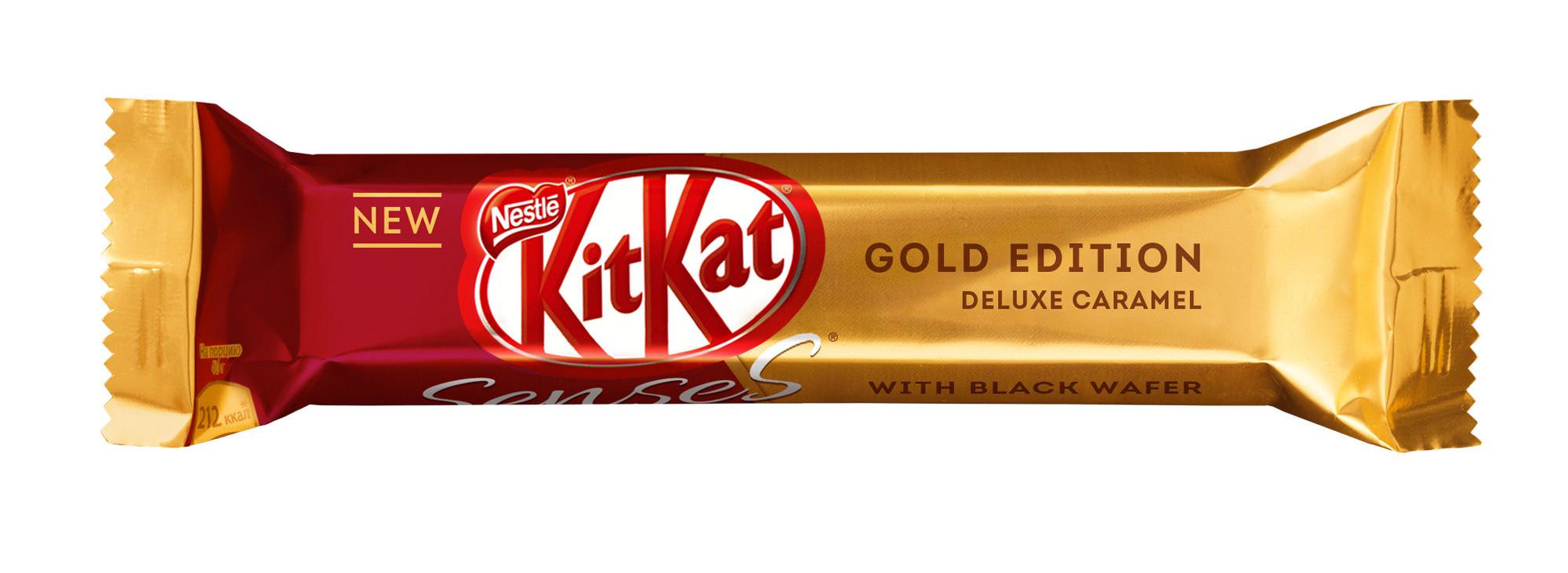 Батончик Kitkat Gold Edition Deluxe Caramel, 40 г