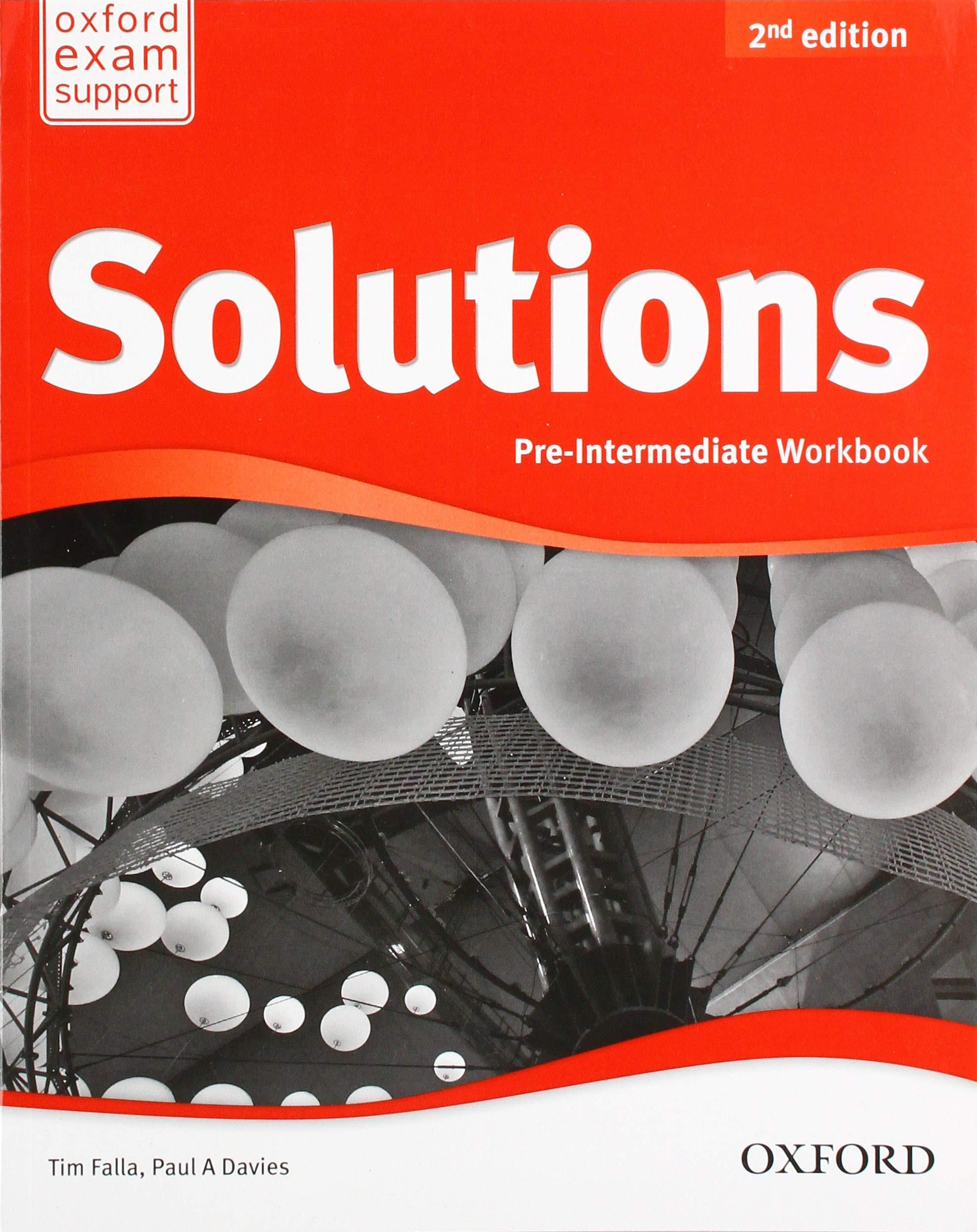 Solutions intermediate book. Workbook solutions pre-Intermediate, третье издание. Солюшнс воркбук пре интермедиат. Solutions pre-Intermediate 2nd Edition Workbook ответы. Solutions 2 Edition pre-Intermediate.