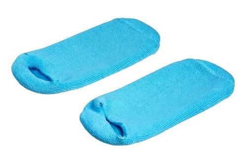 Маска-носки увлажняющие, гелевые, многоразового использования, голубые