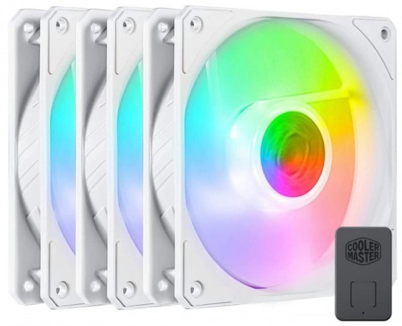 Кулер для корпуса Cooler Master Case Cooler SickleFlow 120 ARGB 3 in 1 White Edition, арт. MFX-B2DW-183PA-R1