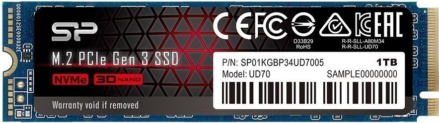 Твердотельный диск Silicon Power UD70, 1000 Гб, арт. SP01KGBP34UD7005