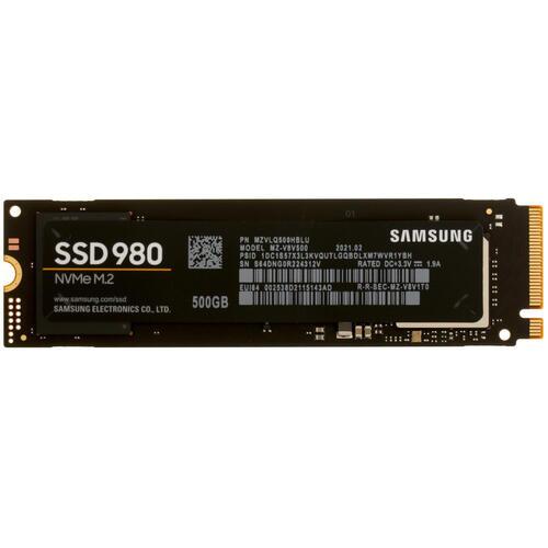 Твердотельный накопитель Samsung SSD 980, 500 Гб, арт. MZ-V8V500BW