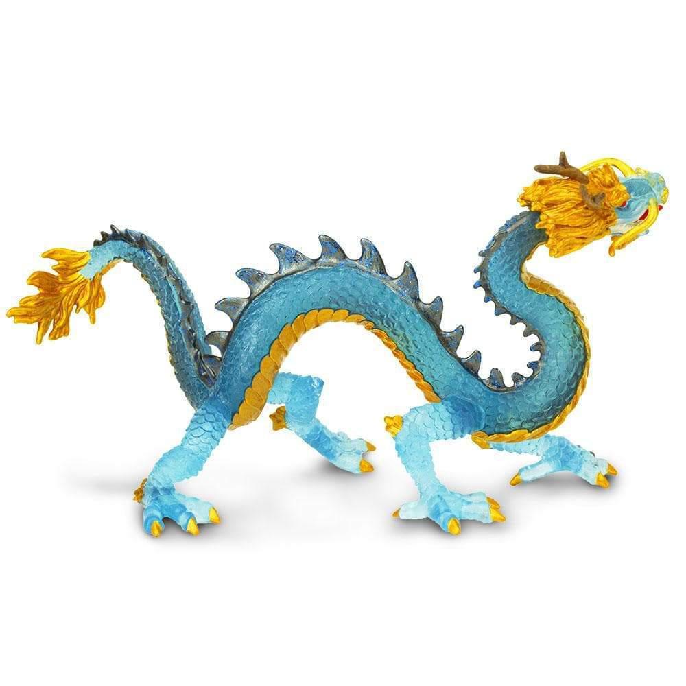 Фигурка Safari Ltd кристаллический голубой дракон 10175