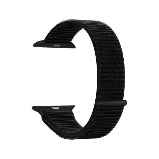 Ремешок Deppa Band Nylon для Apple Watch 38/40 мм, нейлоновый, черный
