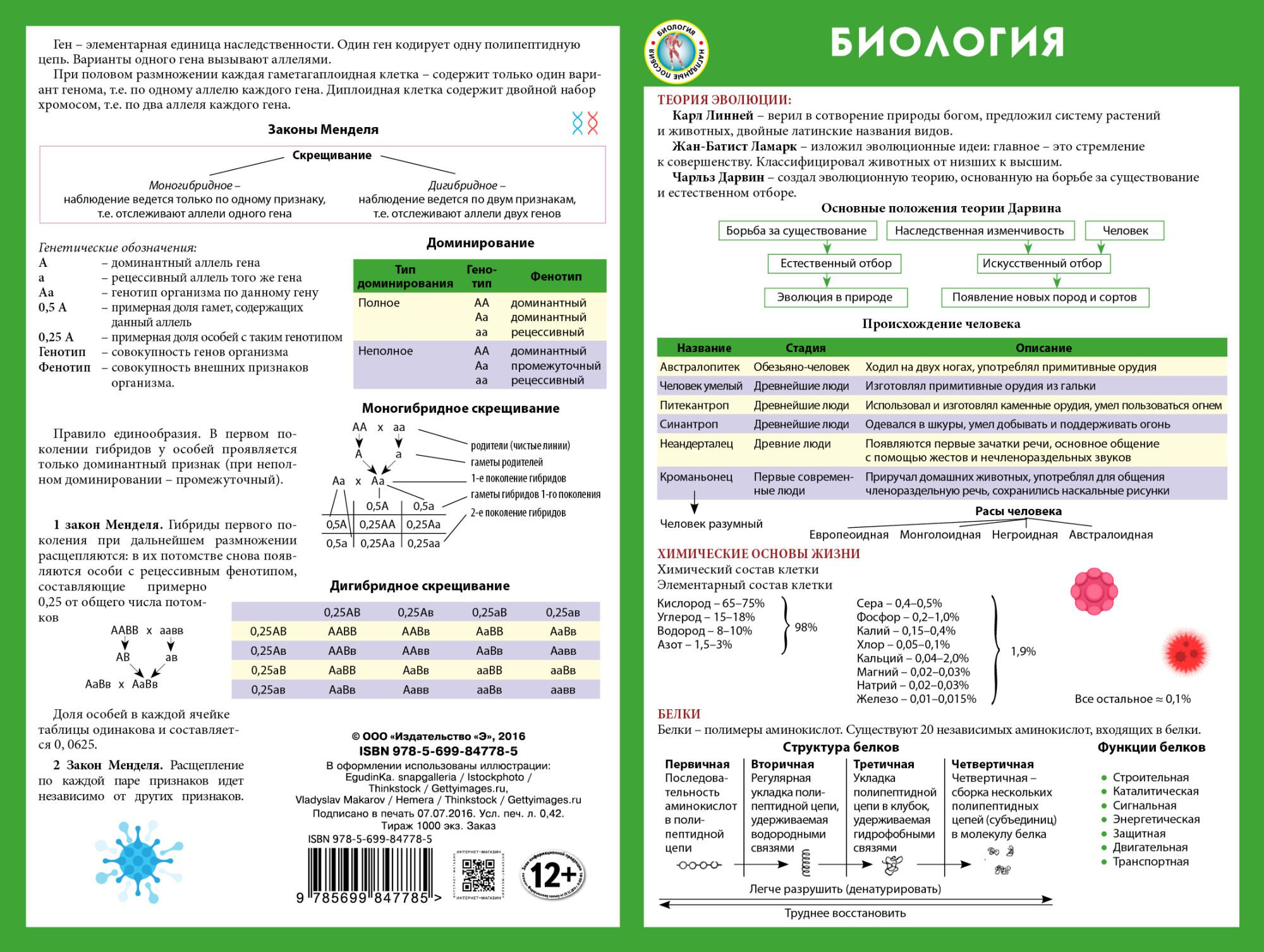 Продукт проекта памятка шпаргалка коротко о цвете