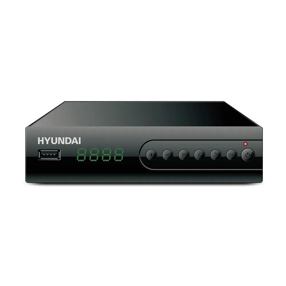 Ресивер DVB-T2 Hyundai. H-DVB560, черный