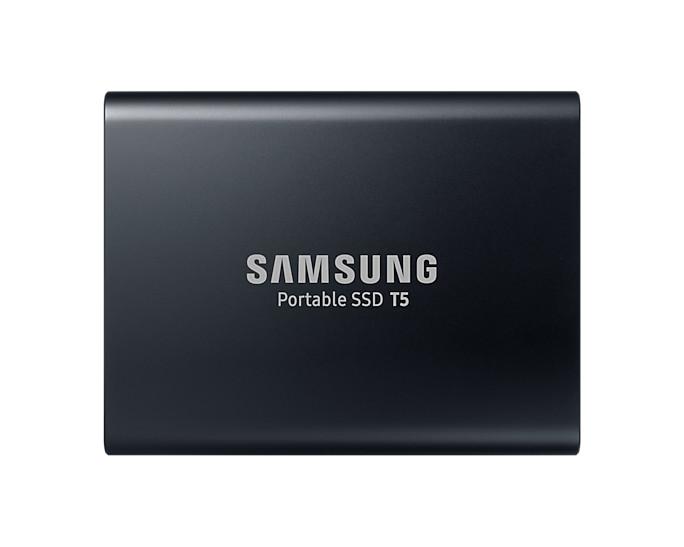 Накопитель SSD Samsung USB-C 1Tb MU-PA1T0B/WW T5 1.8", черный