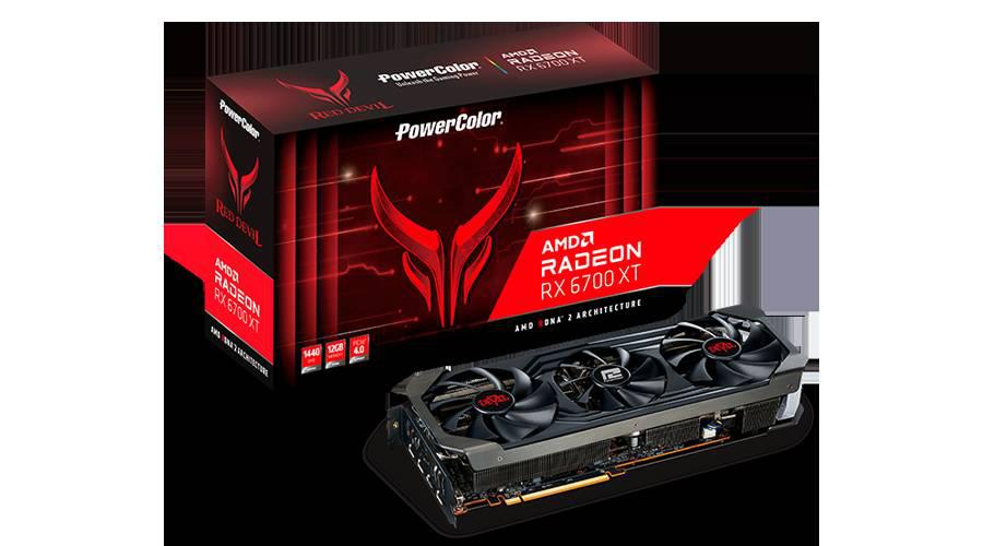 Видеокарта AMD Radeon RX 6700 XT PowerColor (AXRX 6700XT 12GBD6-3DHE/OC)