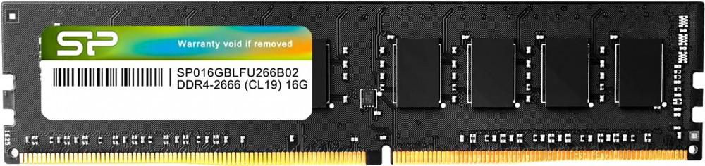 Модуль памяти Silicon Power 16GB 2666МГц DDR4, арт. SP016GBLFU266B02