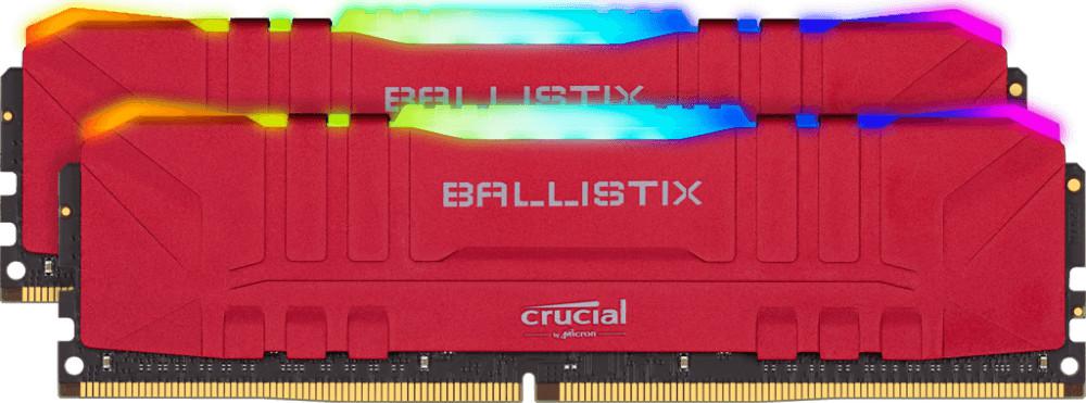 Модуль памяти Crucial Ballistix RGB 16GB Kit (8GBx2) DDR4 3600 MT/s, арт. BL2K8G36C16U4RL