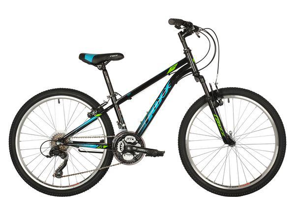 Велосипед FOXX 24" AZTEC, черный, размер рамы 14"