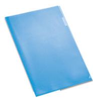 Папка-уголок, индивидуальная бирка, синяя