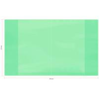 Обложка для дневников и тетрадей "Neon Star", 210x350 мм, 180 мкм, зеленая