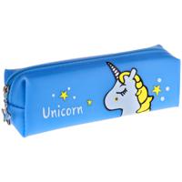 Пенал мягкий "Unicorn blue", 205x60x45 мм