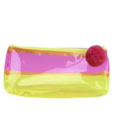 Пенал-косметичка "Желтый и розовый", 205х110 мм