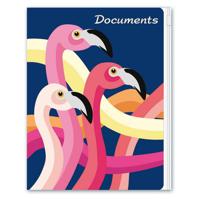 Папка для документов "Фламинго", А4