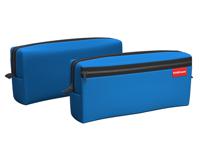 Пенал c двумя отделениями "Neon Blue", 210x100x50 мм