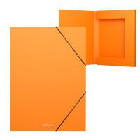 Папка на резинках "Neon", А4, 30 мм, оранжевая (в пакете)