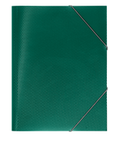 Папка на резинках "Diamond", A4, зеленая
