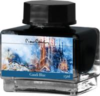 Флакон чернил Pierre Cardin "City fantasy", 15 мл, цвет: Gaudi Blue (Синий Гауди)