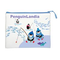 Папка на молнии "Пингвины", А5, 26x20 см