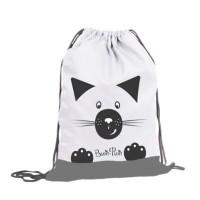 Мешок-рюкзак детский на завязках с рисунком "Кот"