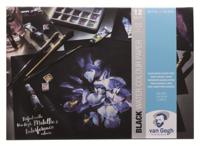 Альбом для акварели "Van Gogh", черная бумага, А3, 12 листов