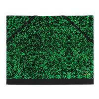 Папка Canson "Carton a Dessin Studio", 2 эластичные резинки, 32x45 см, цвет: зеленый