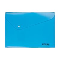 Папка-конверт на кнопке "Stilsy", неоновые цвета (цвет: голубой), арт. ST 231201