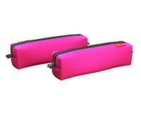 Пенал "Квадро mini. Neon Pink", 210x50x50 мм