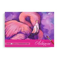 Планшет для акварели "Фламинго", А4, 20 листов