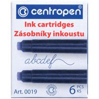 Картриджи чернильные "Centropen", синие, 6 штук, 10 упаковок (количество товаров в комплекте: 10)