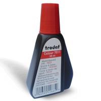 Комплект краски штемпельной Trodat, красная, 28 мл (в комплекте 10 штук) (количество товаров в комплекте: 10)