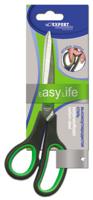 Ножницы "Easy Life", прорезиненные эргономичные вставки, 19 см