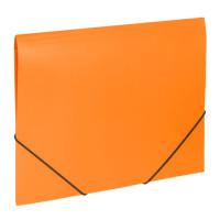 Папка на резинках "Office", оранжевая, до 300 листов, 500 мкм