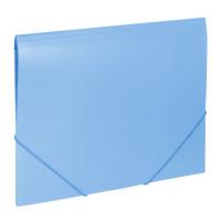 Папка на резинках "Office", голубая, до 300 листов, 500 мкм